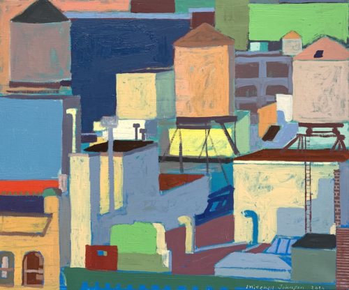 Mitchell Johnson "Lower East Side," 2021 20x24 inches oil/canvas. Courtesy of the artist.