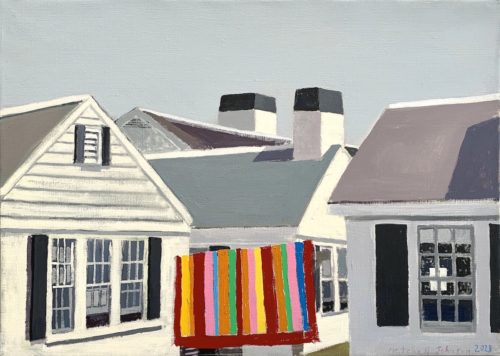 Mitchell Johnson "North Truro (Pippin)," 2021 20x28 inches oil/linen. Courtesy of the artist.